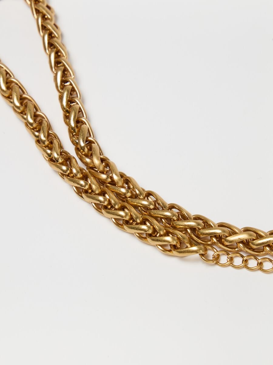 Golden chain necklace_2