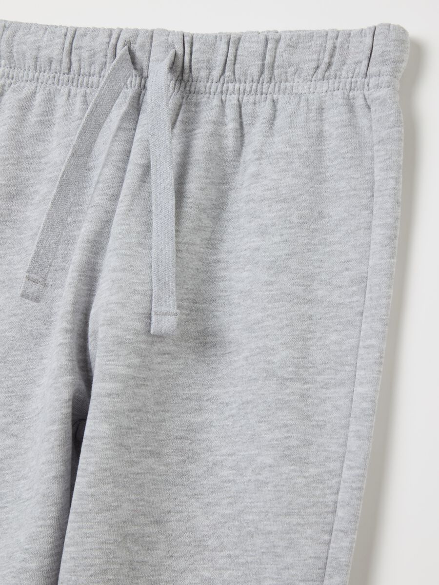 Joggers with drawstring and elasticated trims_2