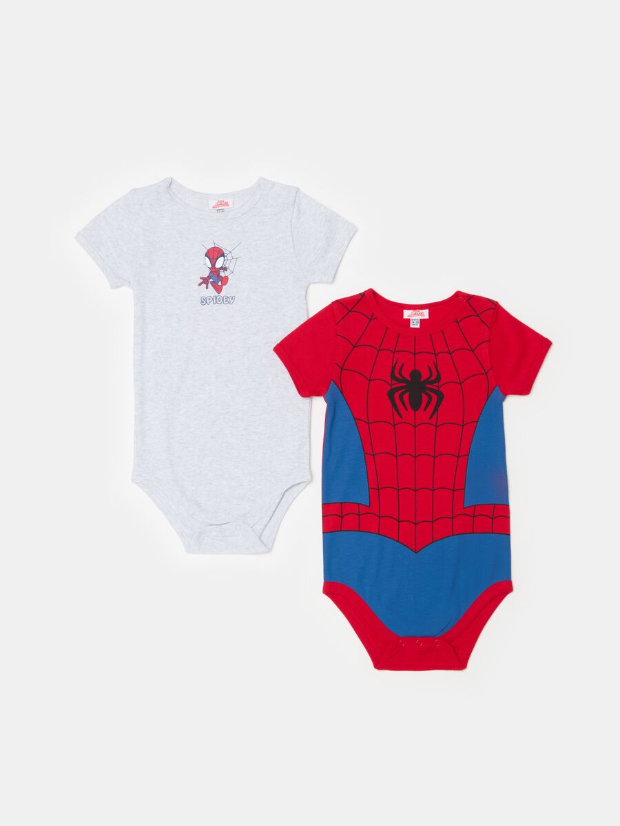 Pack of two onesies with Spidey print_0