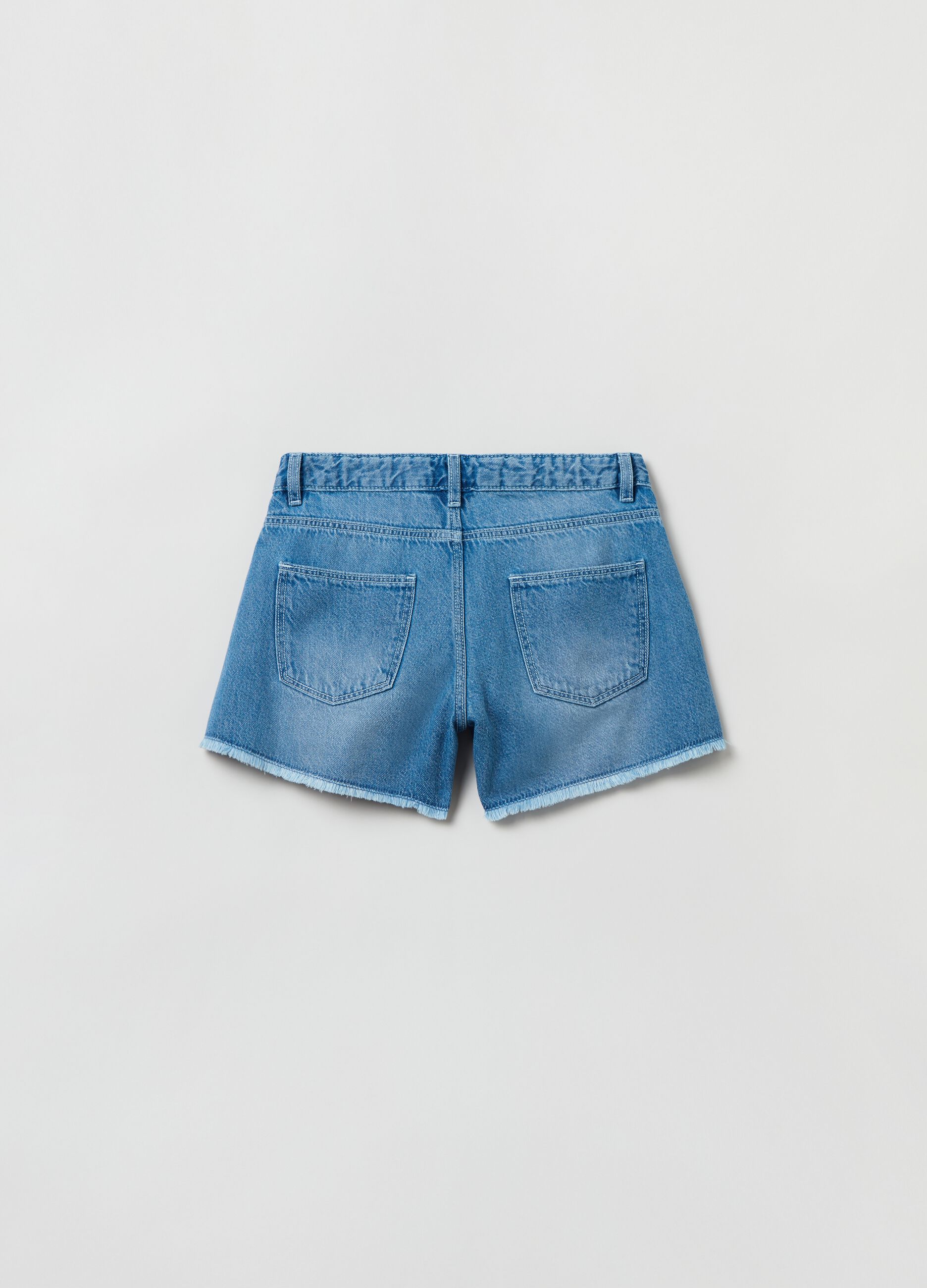 Butterfly shorts in denim