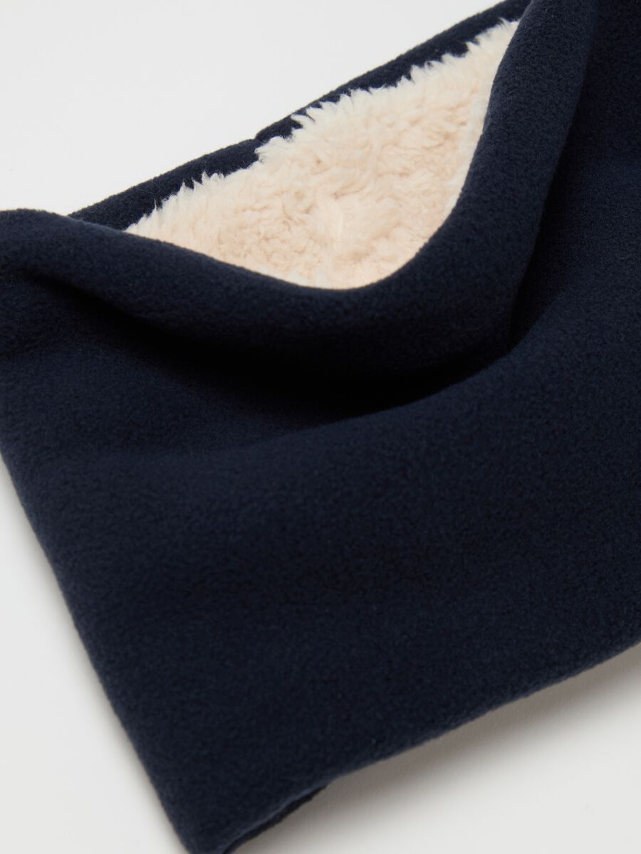 Neck warmer with sherpa lining_1