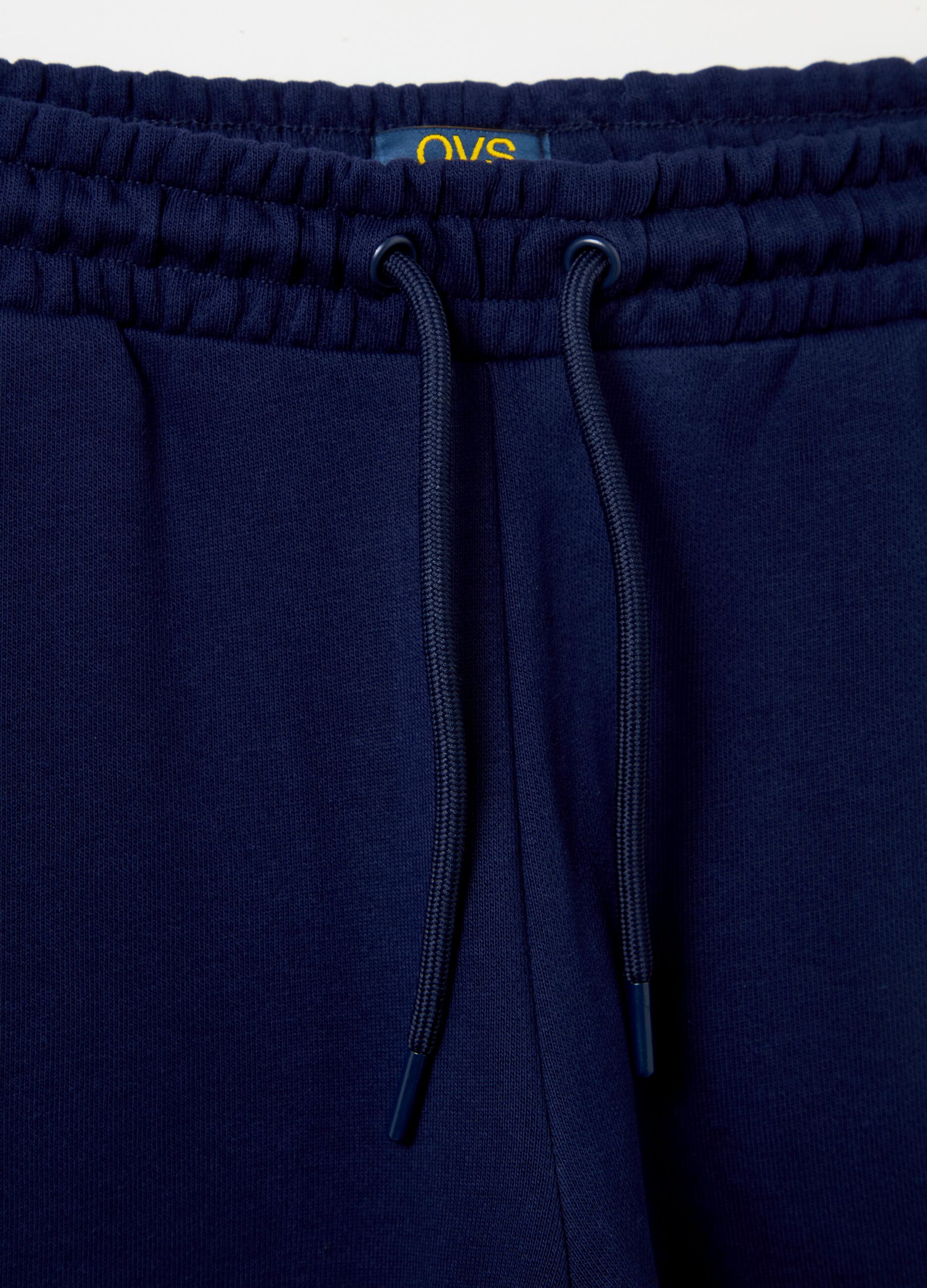 Essential joggers in organic cotton with drawstring