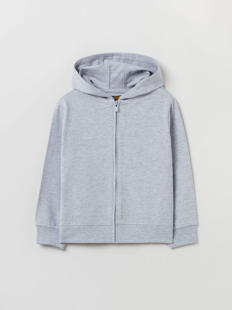 French terry full-zip hoodie_0