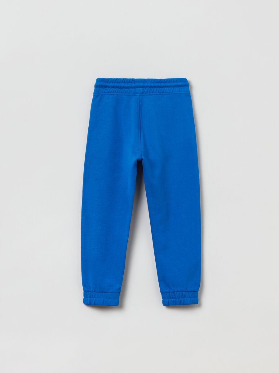 Grand&Hills joggers with drawstring and embroidery_1