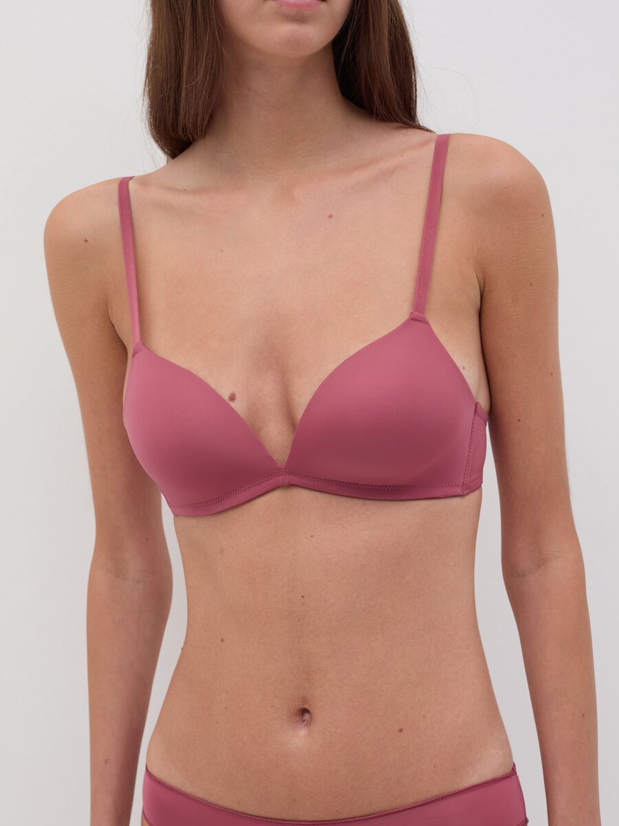 Sara triangle bra with microfibre_1