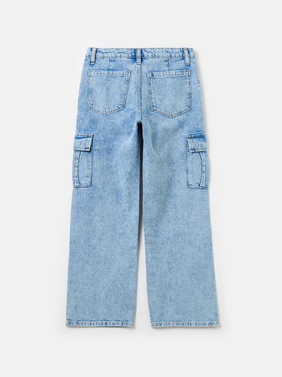 Jeans cargo acid wash_1