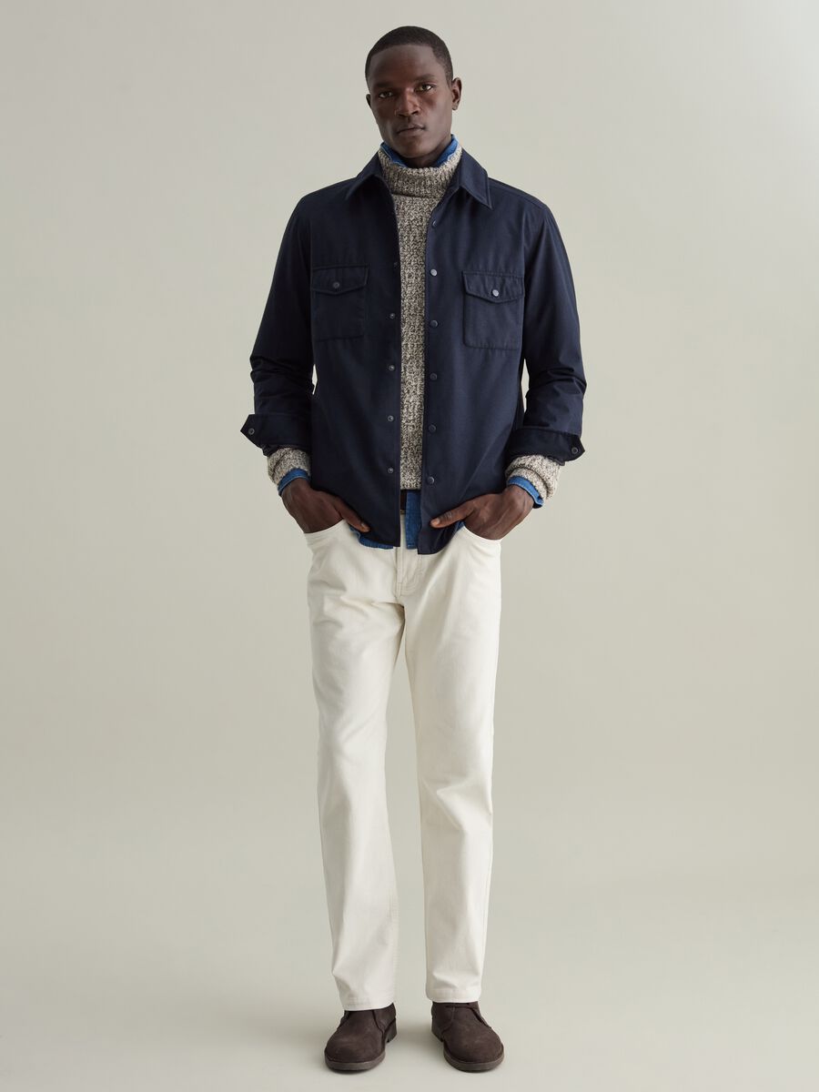 Corduroy trousers with five pockets_0