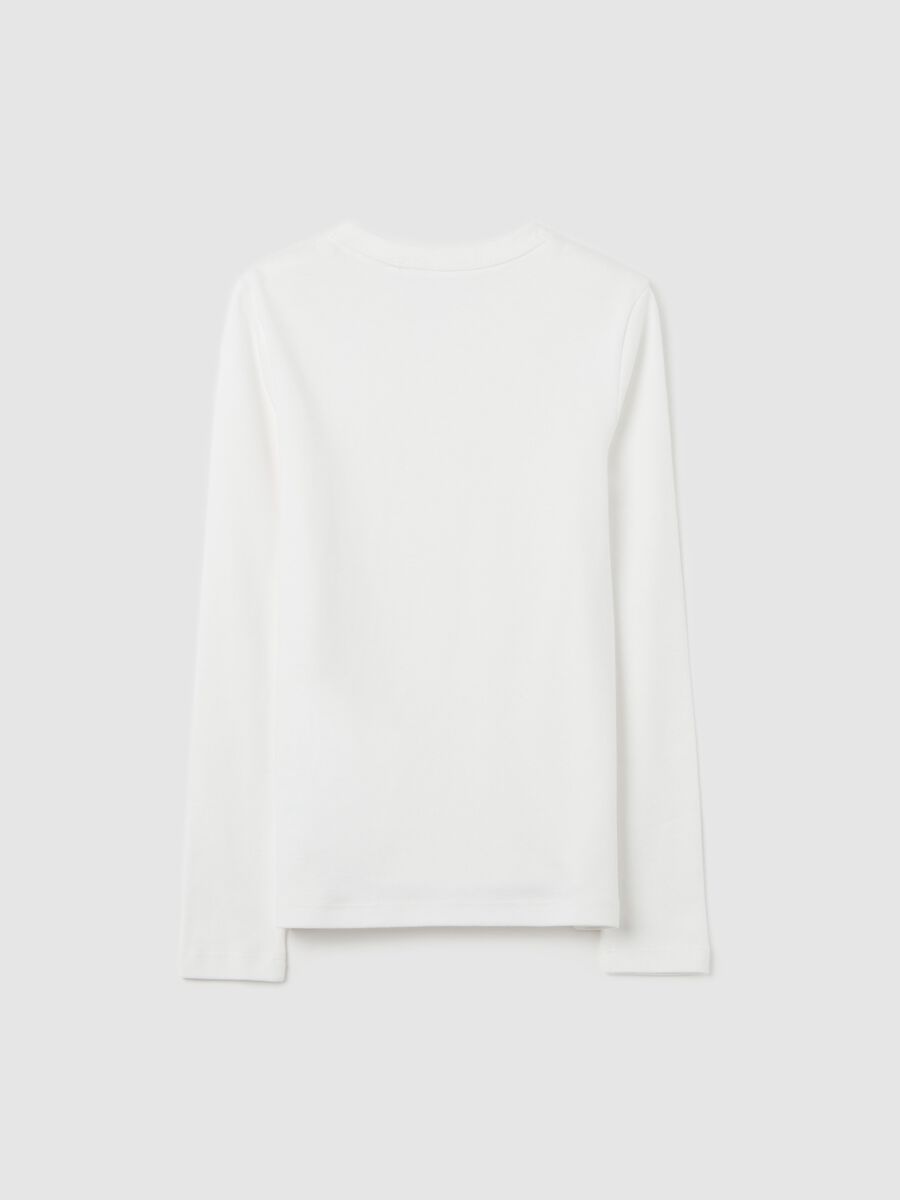 Essential long-sleeved T-shirt in organic cotton_1