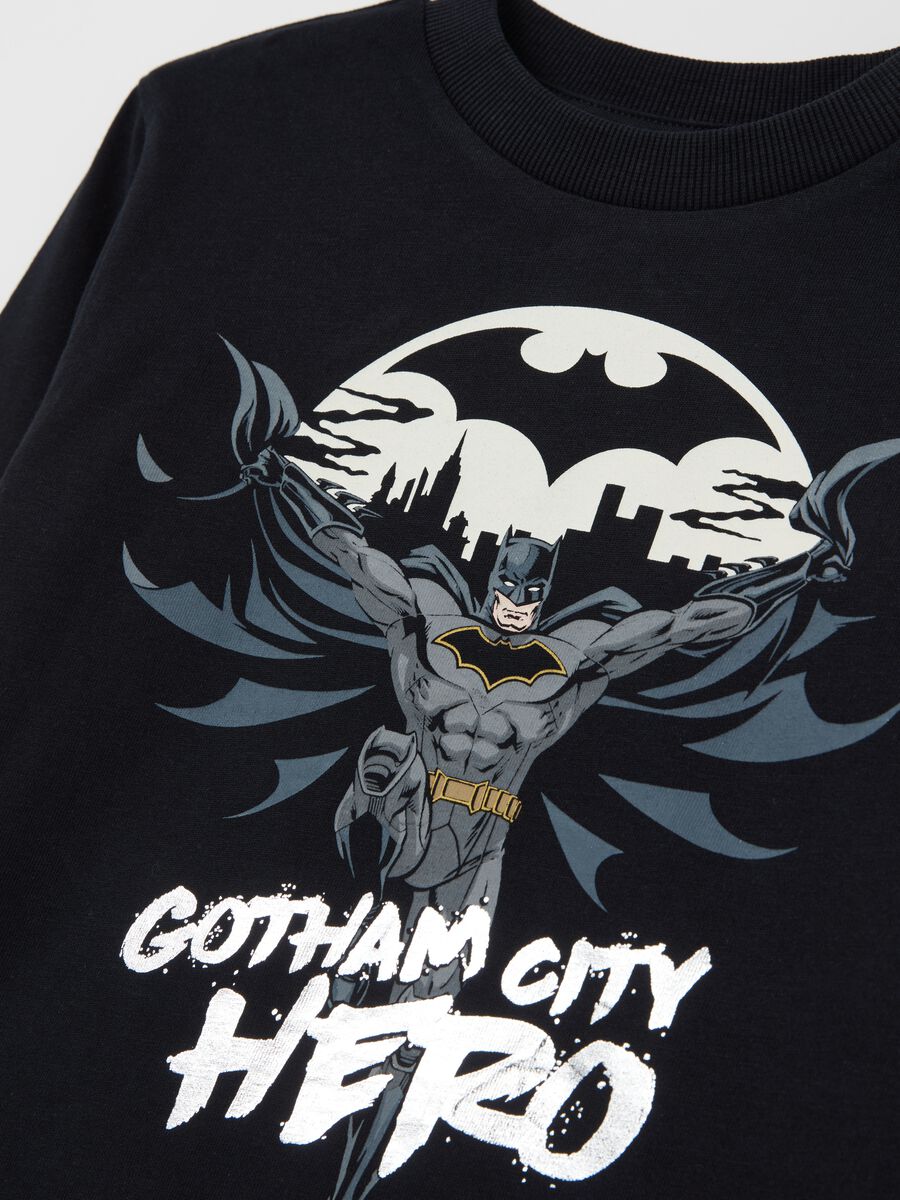 Long-sleeved T-shirt with Batman print_2