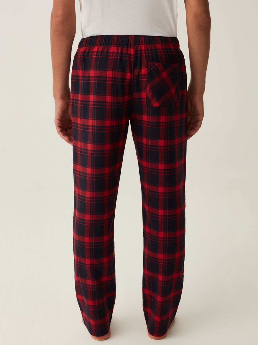 Pyjama bottoms with tartan pattern_2