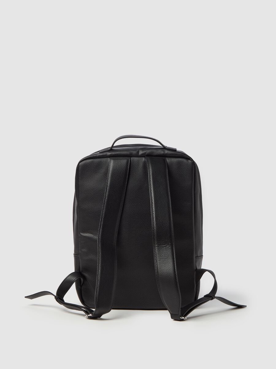 Leather Backpack Black_3