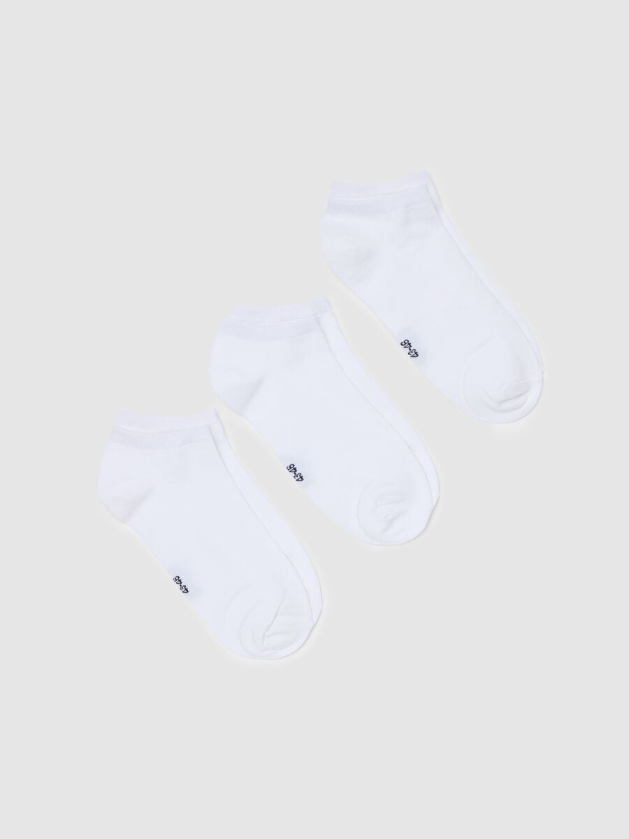 Three-pair pack short socks in bamboo viscose_0