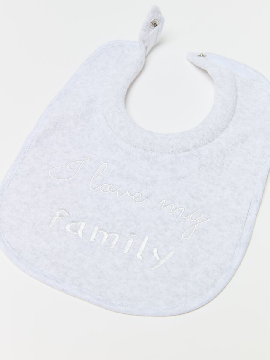 Two-pack bibs in terry with embroidery_2