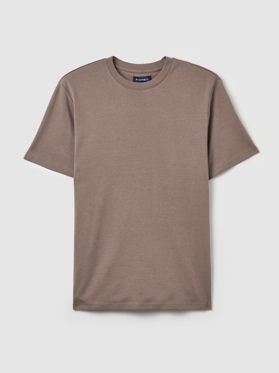 Contemporary T-shirt in cotton with round neck_4