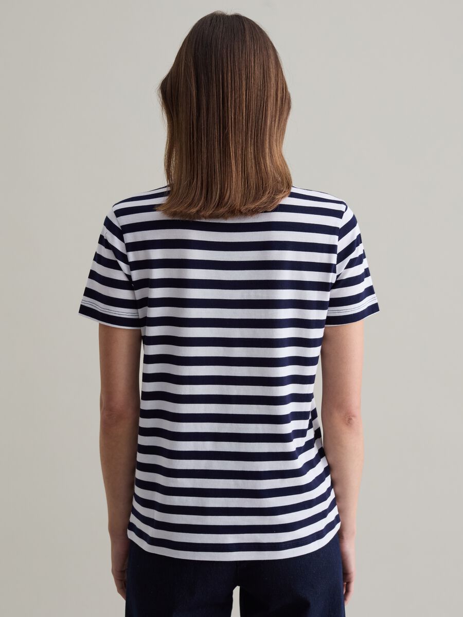 Striped T-shirt in Supima cotton_2