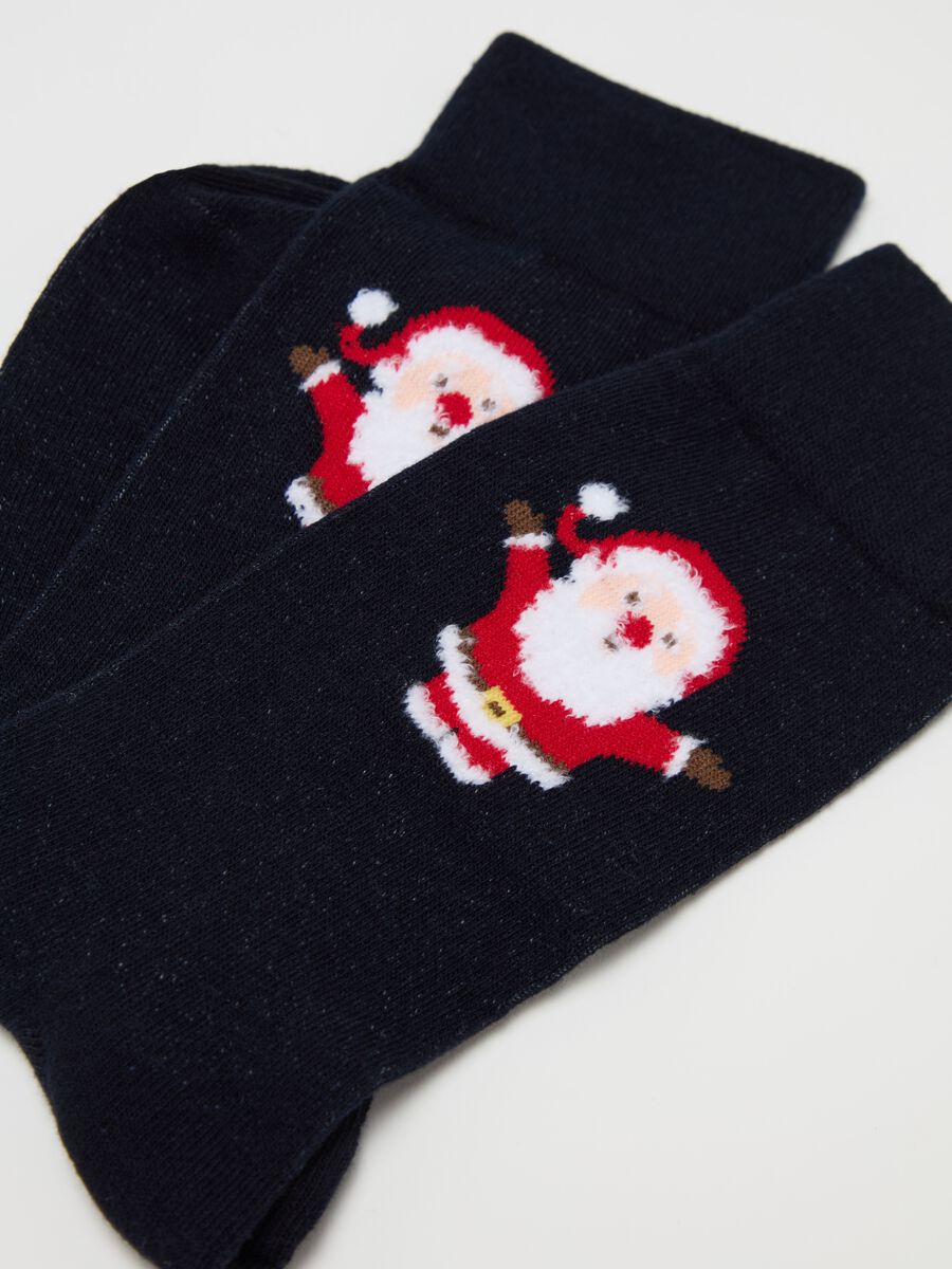 Short socks with jacquard Christmas designs_2