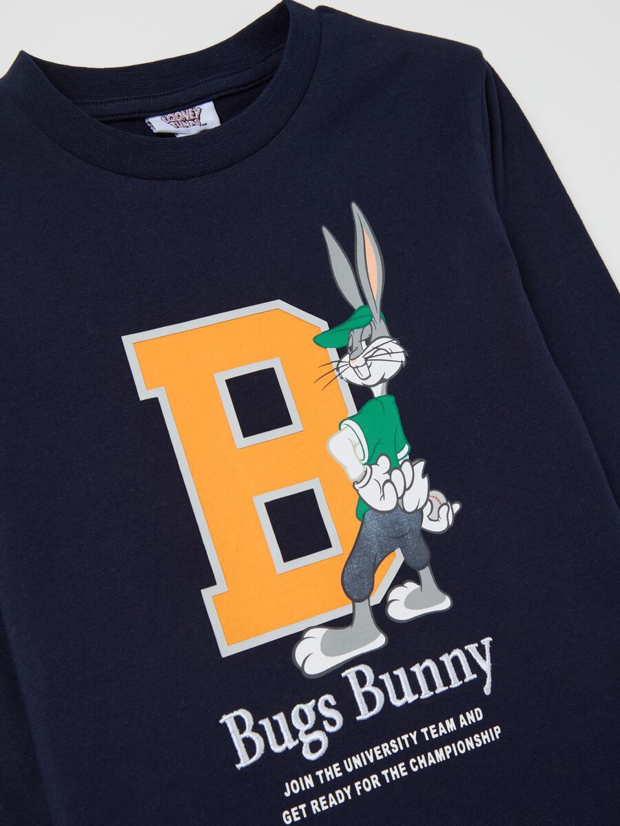 Long-sleeved T-shirt with Bugs Bunny print_2