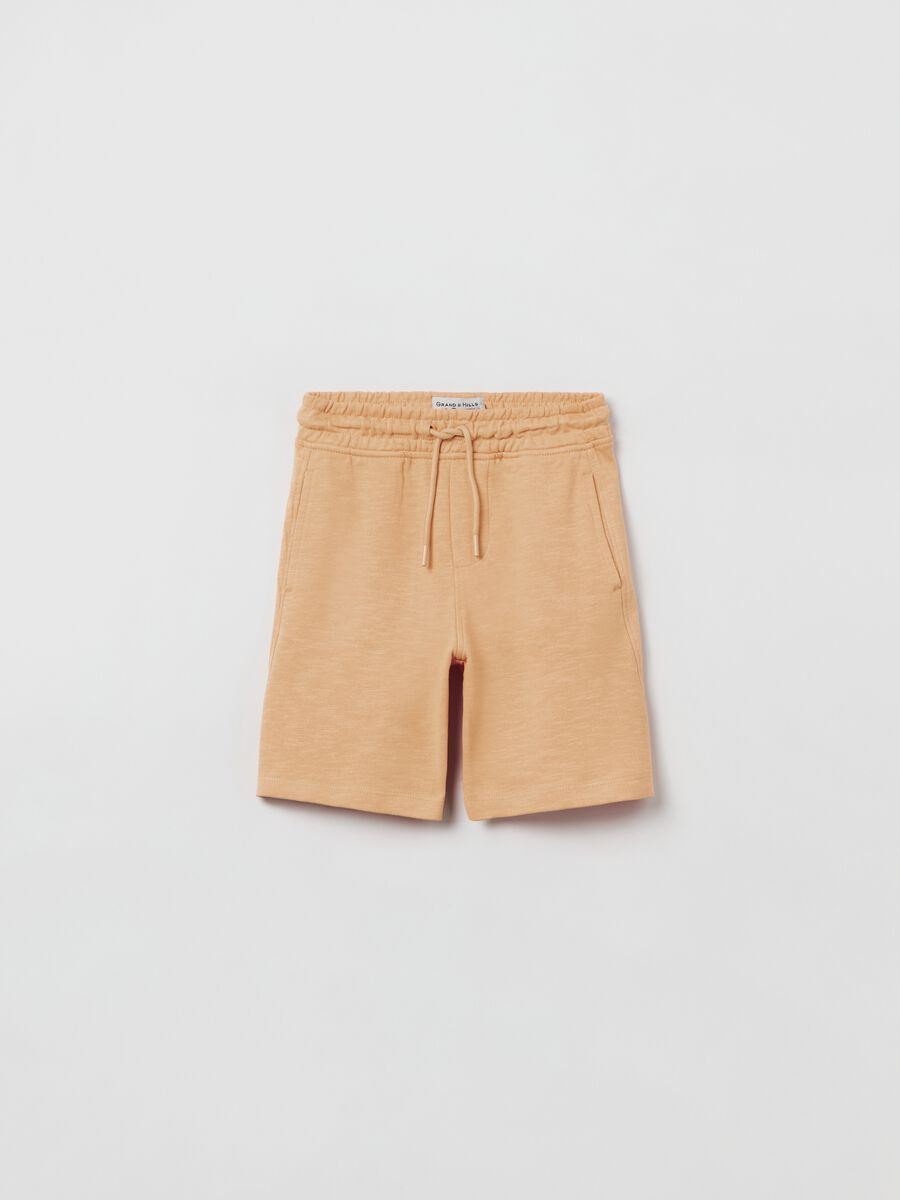 Grand&Hills plush shorts with drawstring_0