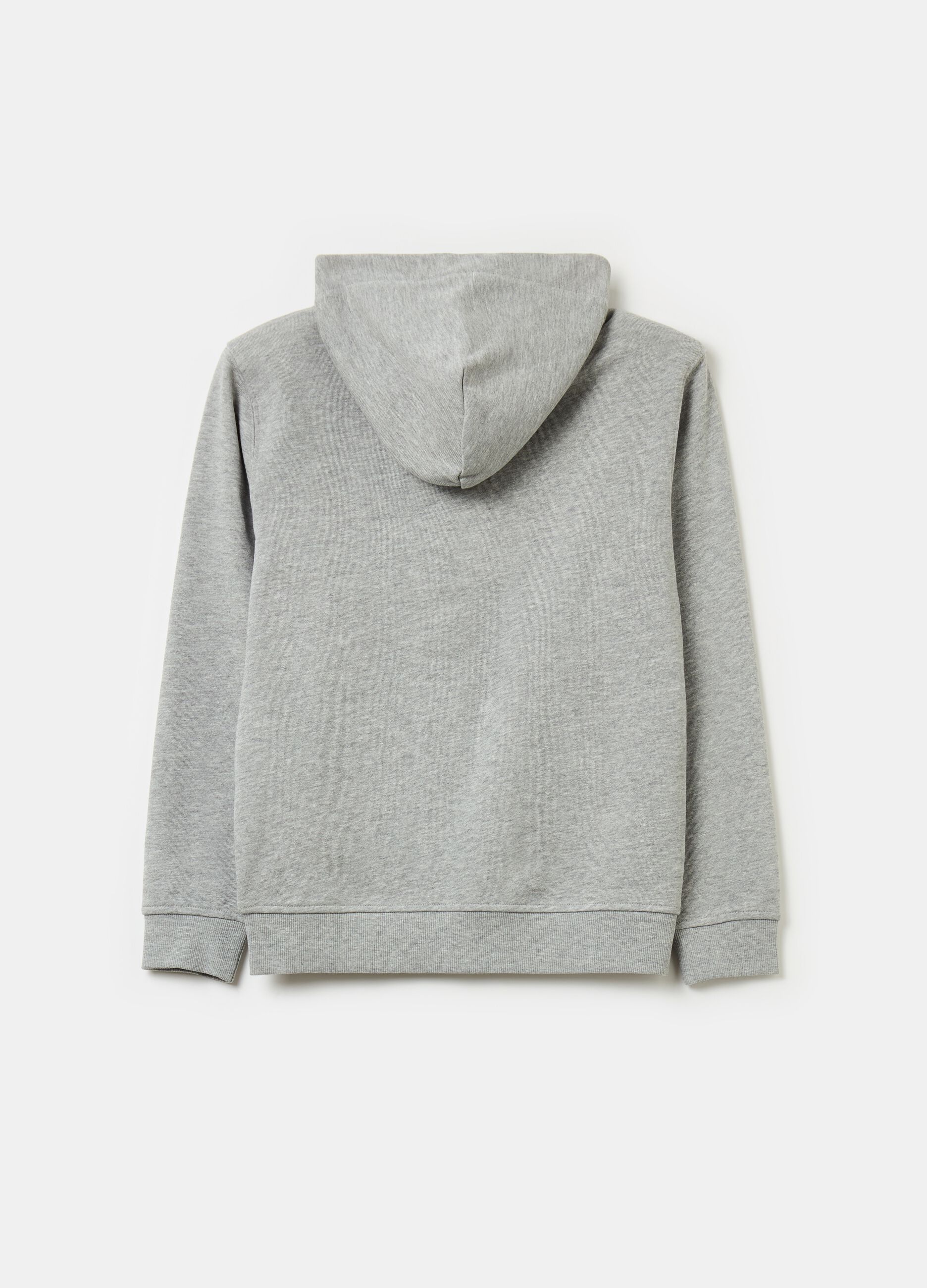 Essential full-zip sweatshirt with hood