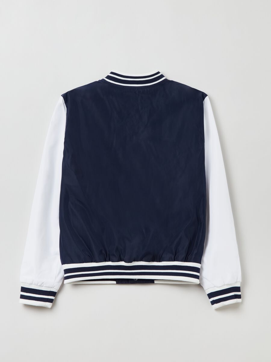 Bomber varsity con patch lettering _1