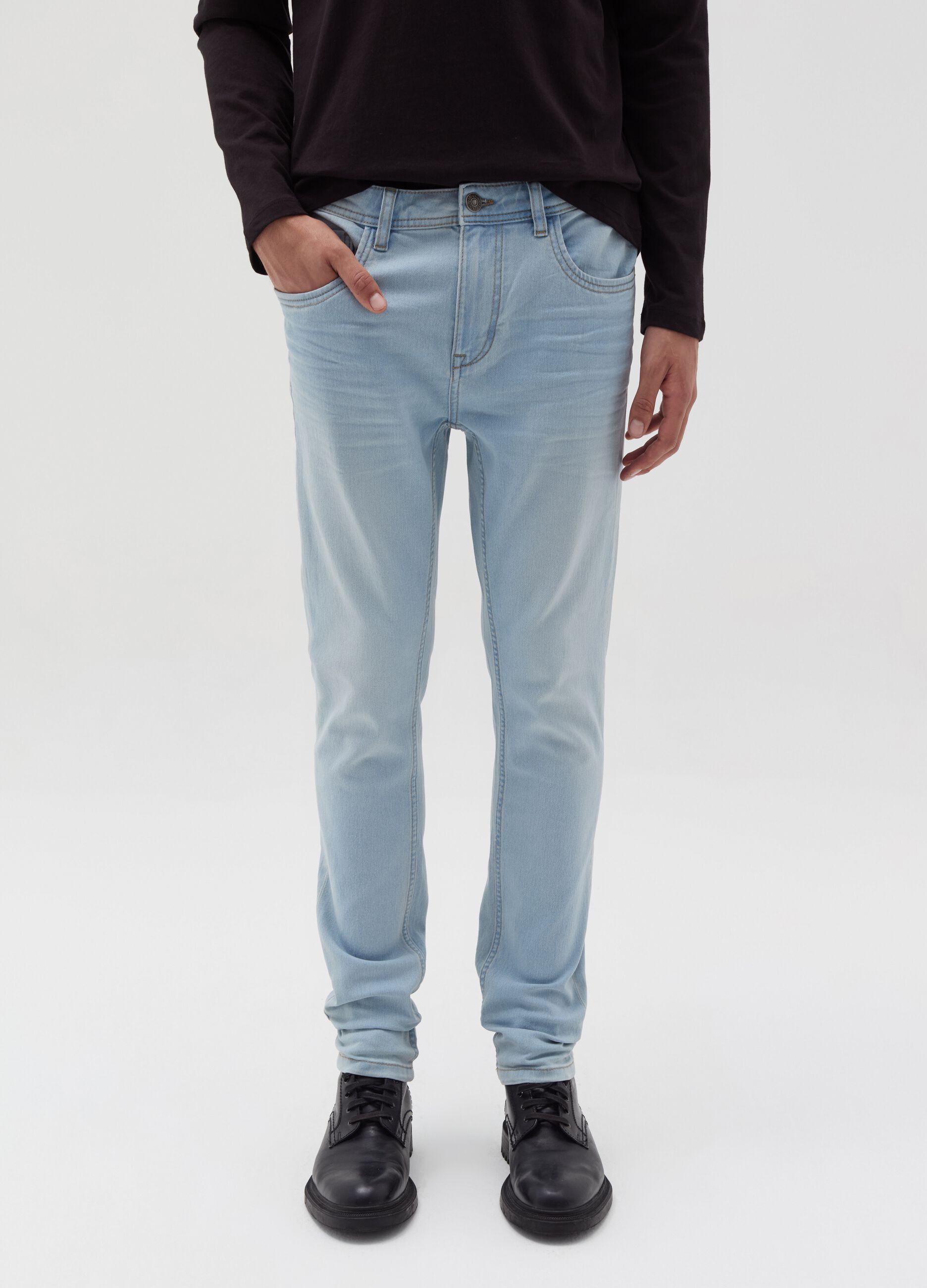 Super-skinny-fit stretch jeans