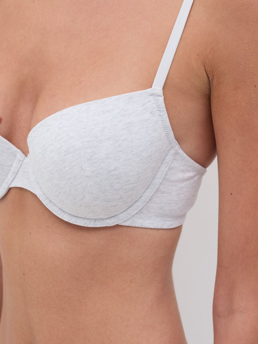 The Padded bra in stretch organic cotton_2