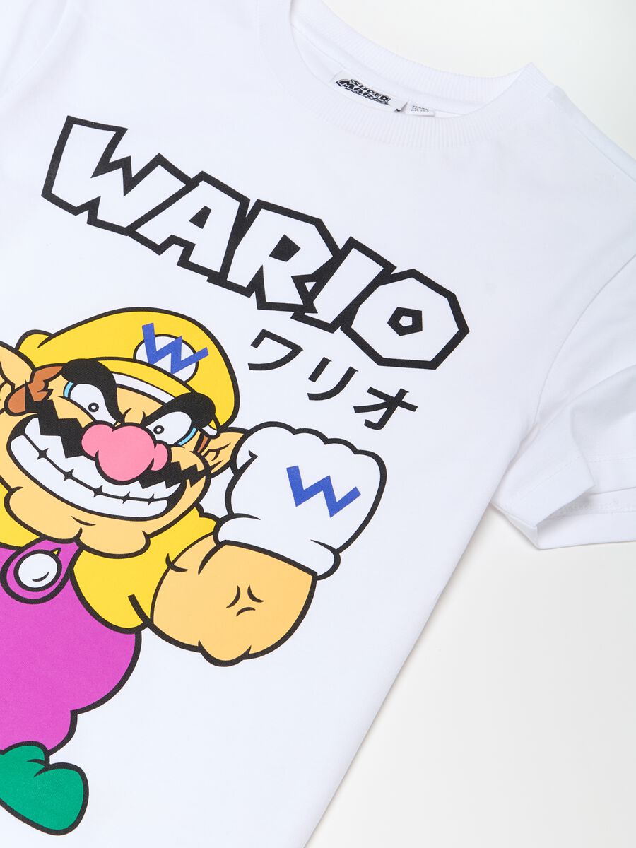 Cotton T-shirt with Wario print_2